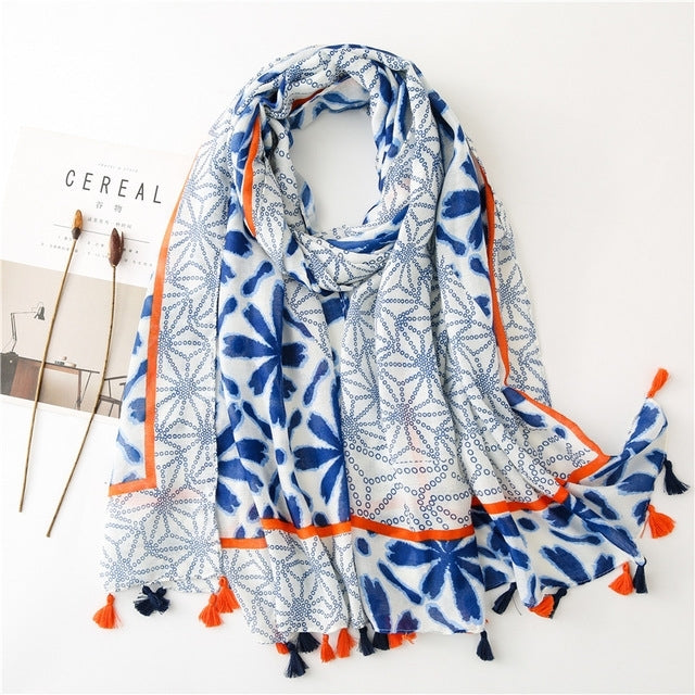 Autumn Scarf for Women - Female Scarves Triangle - Minihomy