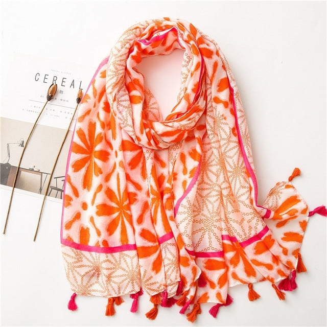 Autumn Scarf for Women - Female Scarves Triangle - Minihomy