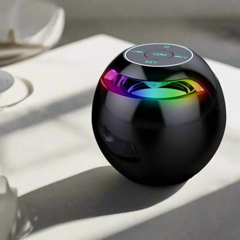 Clock Colorful Bluetooth Speaker Mini Portable - Minihomy