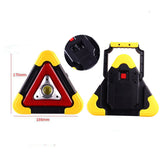 Compatible with Apple, Car Tripod Warning Sign Car Triangle Sign Auto Luminous Car Tripod Parking Reflective Solar Light