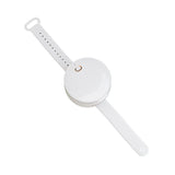 Portable Wrist Fan Mirror Leafless USB Rechargeable 3 Speed Adjustable Air Cooler Handheld