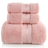 3 Piece Cotton Bath Towel Sets