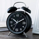 Big Sound Metal Personality Lazy Small Alarm Clock Luminous Simple Silent Bedside - Minihomy