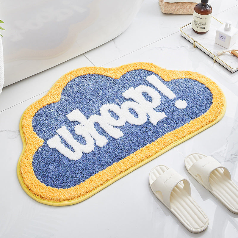 Door Entrance Bathroom Mat Cloud Bath Rug