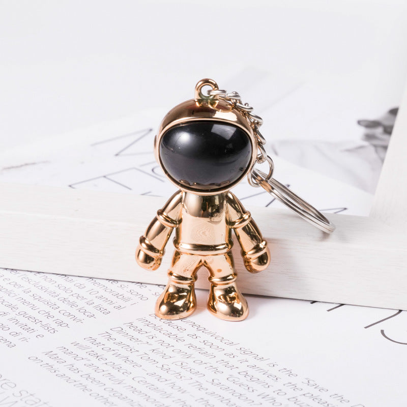 Hip Hop Fashion Cross Spaceman Necklace Keychain