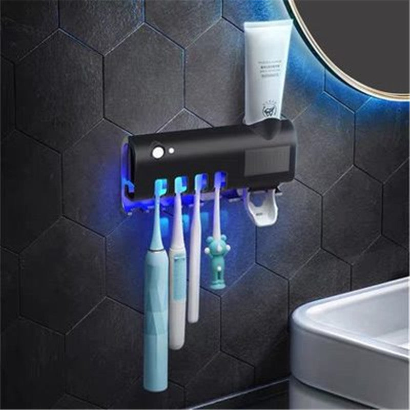 Elevate Your Bathroom Routine with the Multifunctional Sterilizing Toothbrush Holder