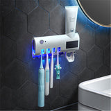 Elevate Your Bathroom Routine with the Multifunctional Sterilizing Toothbrush Holder