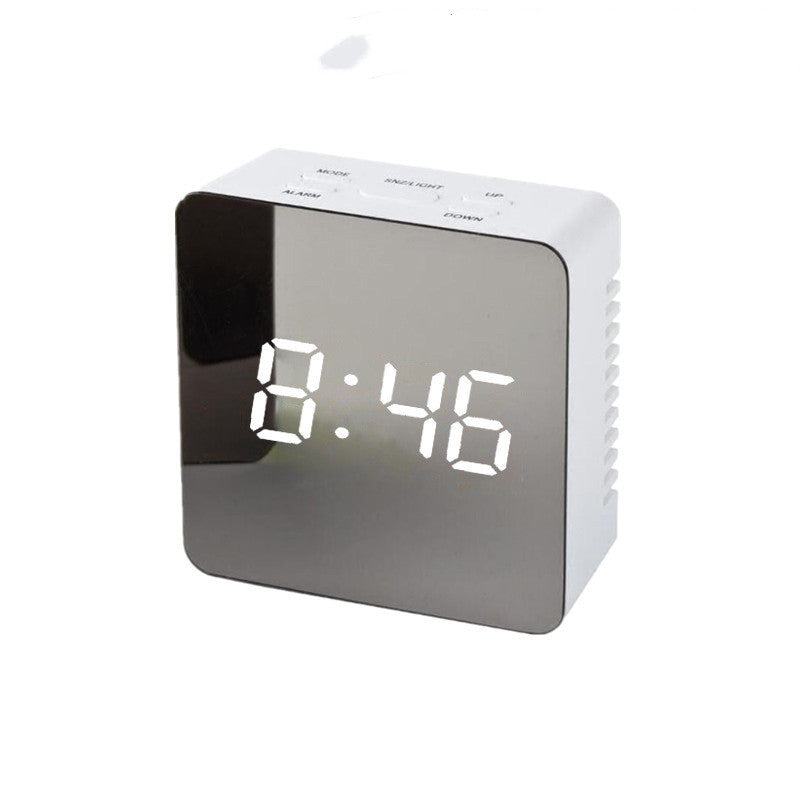 Multifunctional Mirror Digital Clock LED Mirror Clock Makeup Mirror Alarm Clock Electronic Alarm Clock