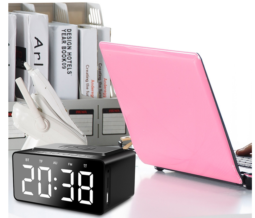 All-in-One Convenience: The Wireless Charging Bluetooth Speaker Clock