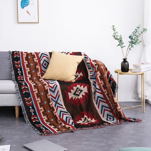 Scandinavian style sofa towel and cover