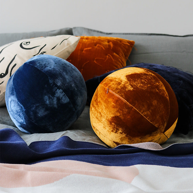 Homemade Velvet Spherical Soft Sculpture Pillow Sofa Decoration