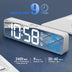 Music LED Digital Alarm Clock Temperature Date Display Desktop Mirror Clocks Home Table Decoration Electronic Clock - Minihomy