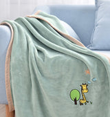 Blanket Pet Quilt Fall Winter Pet Thicken Blanket Warm Flannel Sleeping Blanket - Minihomy