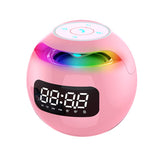 Portable Wireless Alarm Clock Bluetooth Speaker