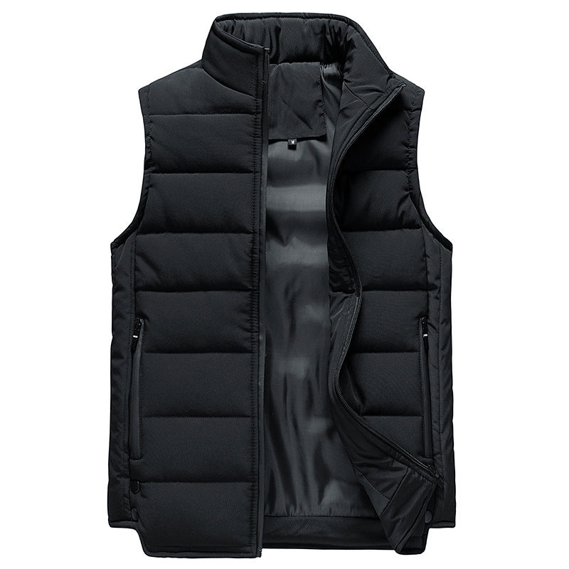 Warm Waistcoat Men's Winter Padded Vest Jacket Sleeveless