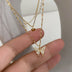 Ladies Exquisite Double Layer Clavicle Chain Necklace Jewelry - Minihomy