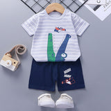 Children's Short-Sleeved Suit - Cotton Baby Summer Clothes