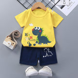 Children's Short-Sleeved Suit - Cotton Baby Summer Clothes