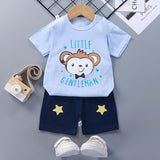 Children's Short-Sleeved Suit - Cotton Baby Summer Clothes