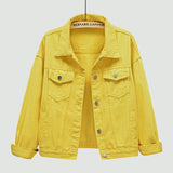 Women Jackets Spring Outwear Denim Coat