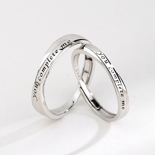 S925 Sterling Silver Couple Rings
