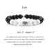 Frosted Black Agate White Turquoise Couple Bracelets For Men And Women Beads Bracelets - Minihomy