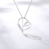 Classic Love Heart Pendant Women's Heart Necklace