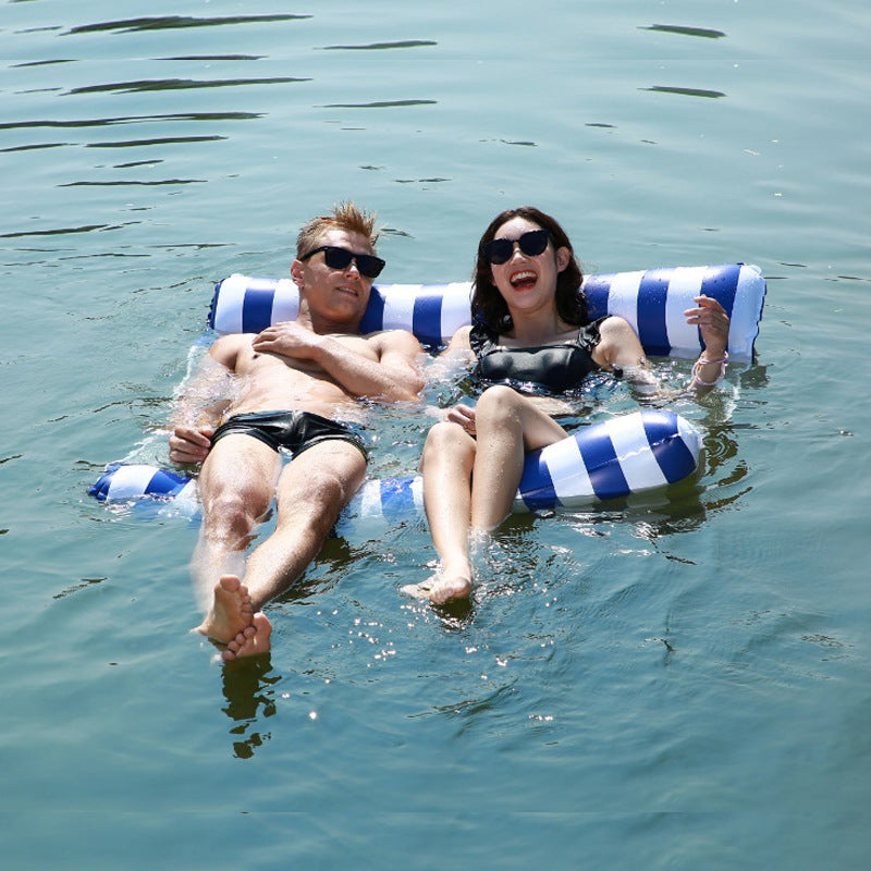 PVC Clip Net Couple Water Hammock Inflatable Hammock Floating Row