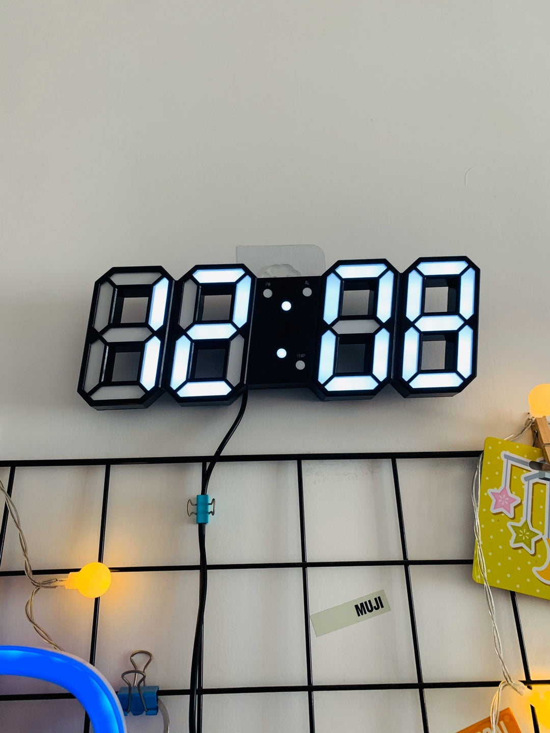 3D Luminous LED Digital Clock Simple And Versatile At Home - Minihomy