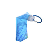 Travel Portable Collapsible Folding Water Bottle with Carabiner