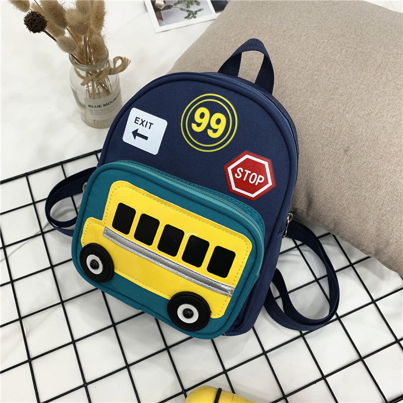 Cute Cartoon Kids Backpack - Small School Book Bag for Boys & Girls