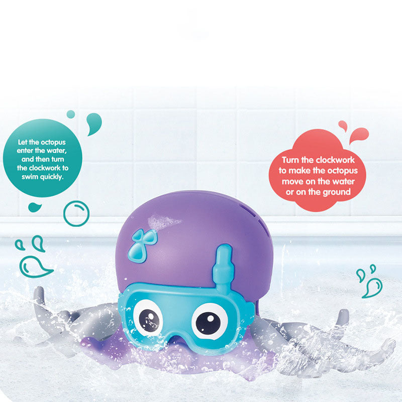 Funny Octopus Bath Toy for Kids - Floating, Crawling, Swimming Fun!