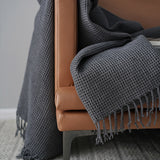 Solid Color Sofa Decorative Blanket