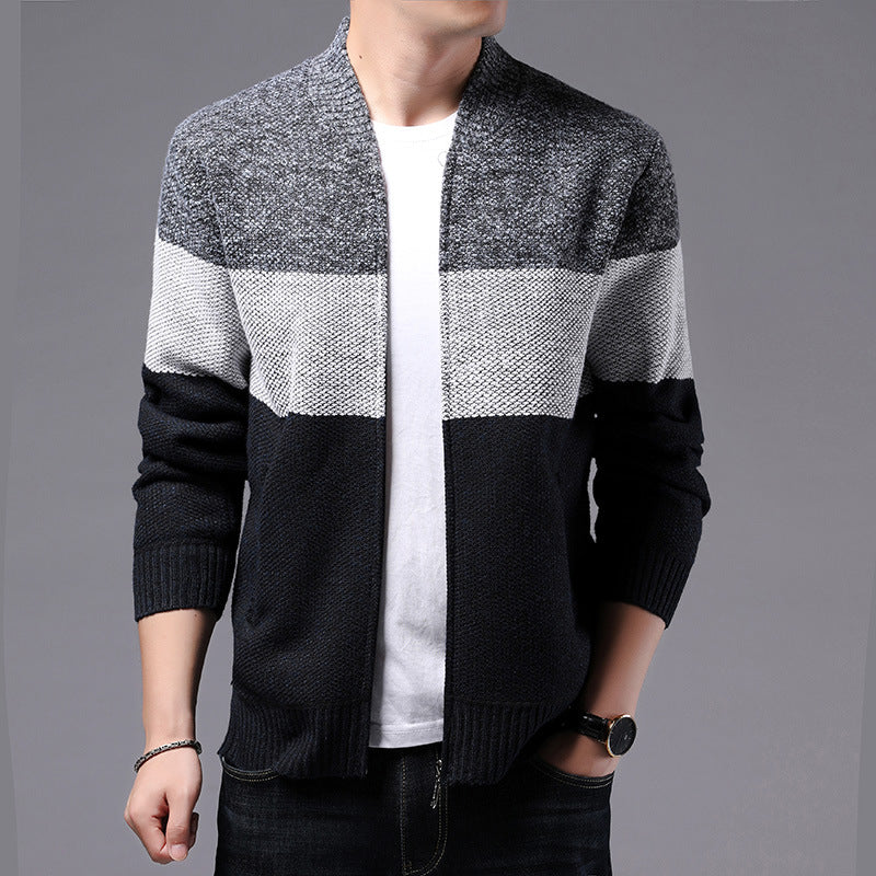 Thicken Warm and Color Matching Sweater