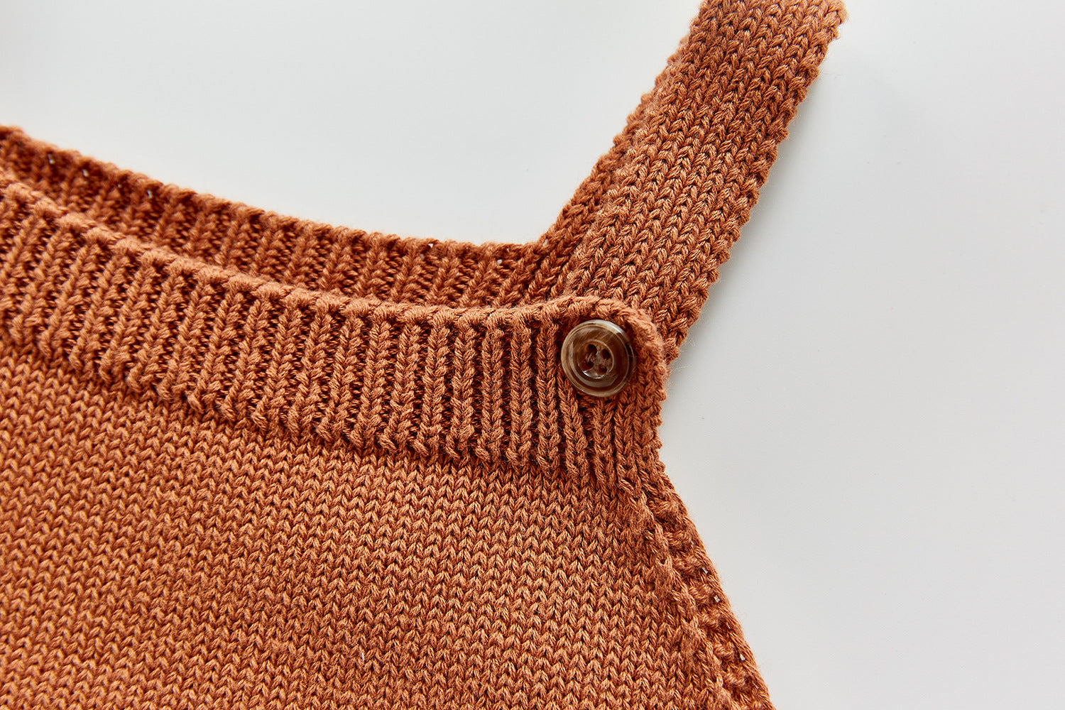 Baby Girl Baby Knitted Strap Jumper - Minihomy