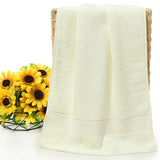 Pure cotton plain bath towel