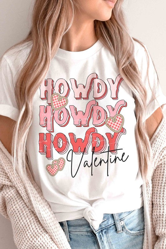 HOWDY VALENTINE Graphic T-Shirt