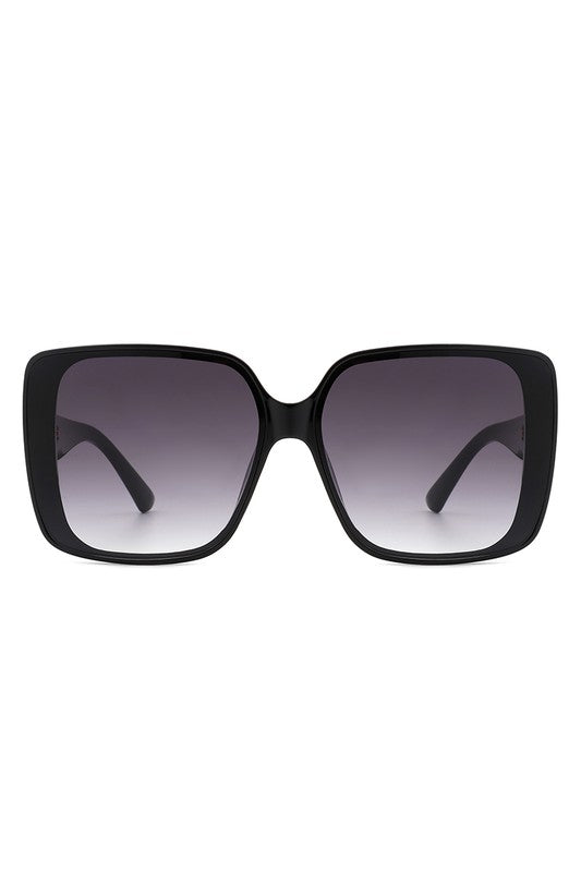 Square Retro Flat Top Women’s Sunglasses - Stylish UV Protection