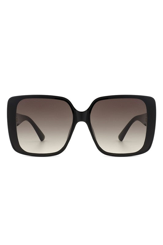 Square Retro Flat Top Women’s Sunglasses - Stylish UV Protection