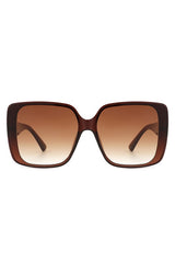 Square Retro Flat Top Women’s Sunglasses - Stylish UV Protection