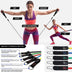 13-Pcs Intey Resistance Band Home Workout Set with Handles, Door Anchor, and Ankle Straps - Minihomy