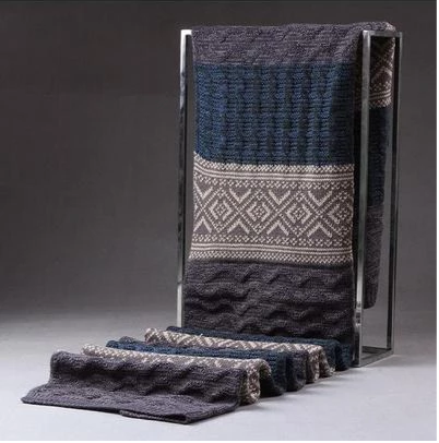 Knitted long scarf
