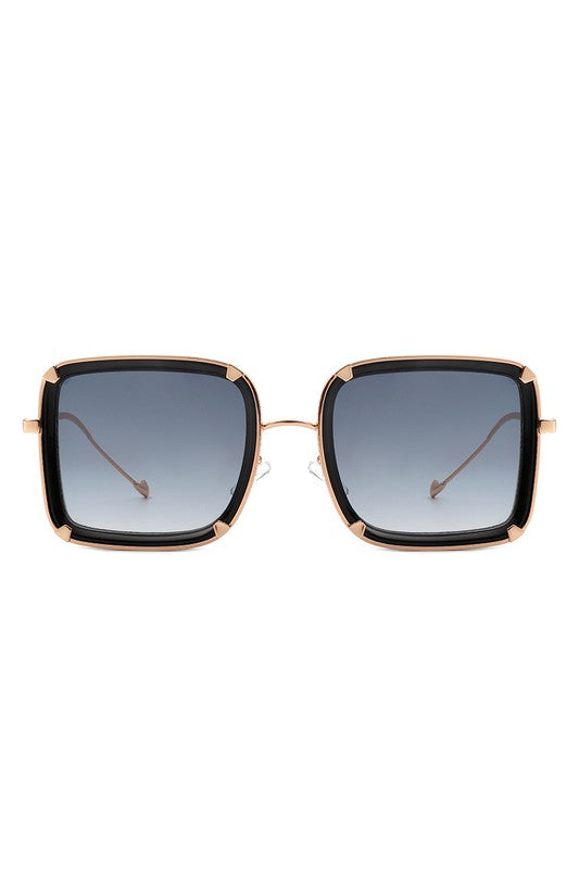 Classic Square Retro Tinted Fashion Sunglasses for Stylish Protection