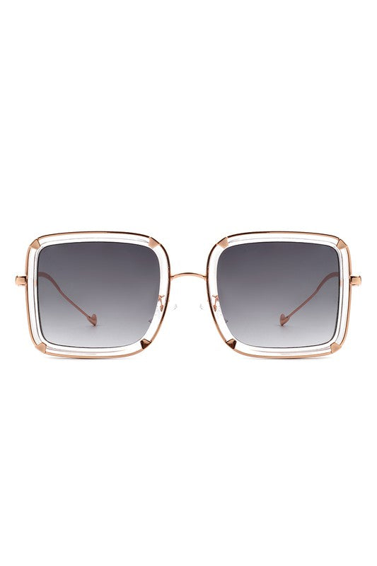 Classic Square Retro Tinted Fashion Sunglasses for Stylish Protection