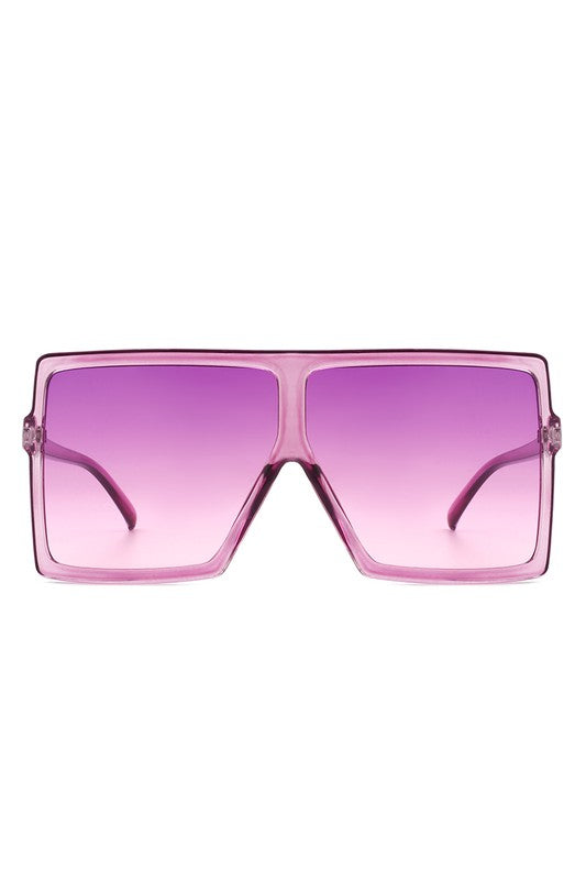 Stylish Oversize Square Tinted Women's Fashion Sunglasses