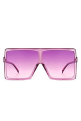 Stylish Oversize Square Tinted Women's Fashion Sunglasses