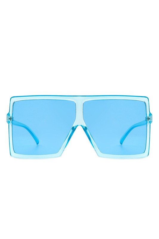 Stylish Oversize Square Tinted Women's Fashion Sunglasses