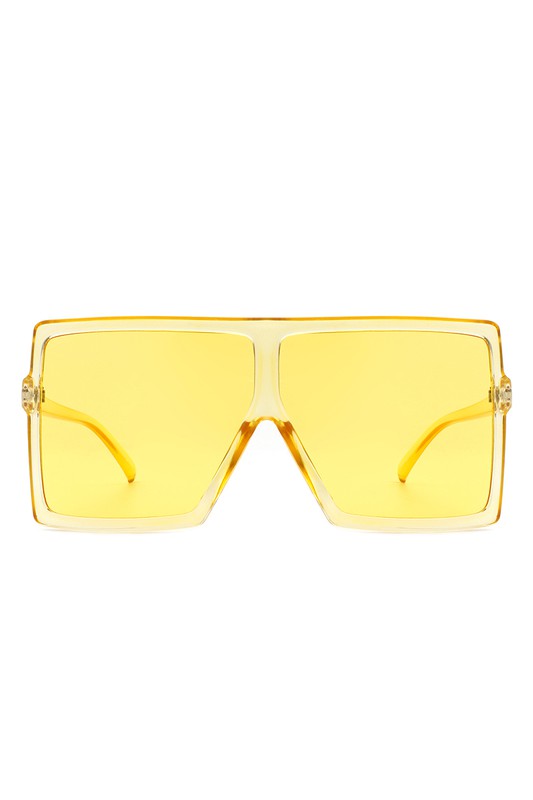 Stylish Oversize Square Tinted Women's Fashion Sunglasses