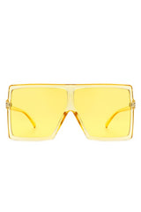 Stylish Oversize Square Tinted Women's Fashion Sunglasses