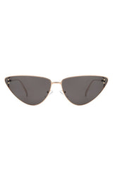 Retro Tinted Flat Lens Fashion Cat Eye Sunglasses